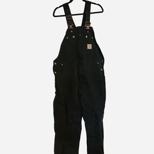 Carhartt Black Overalls, Size L